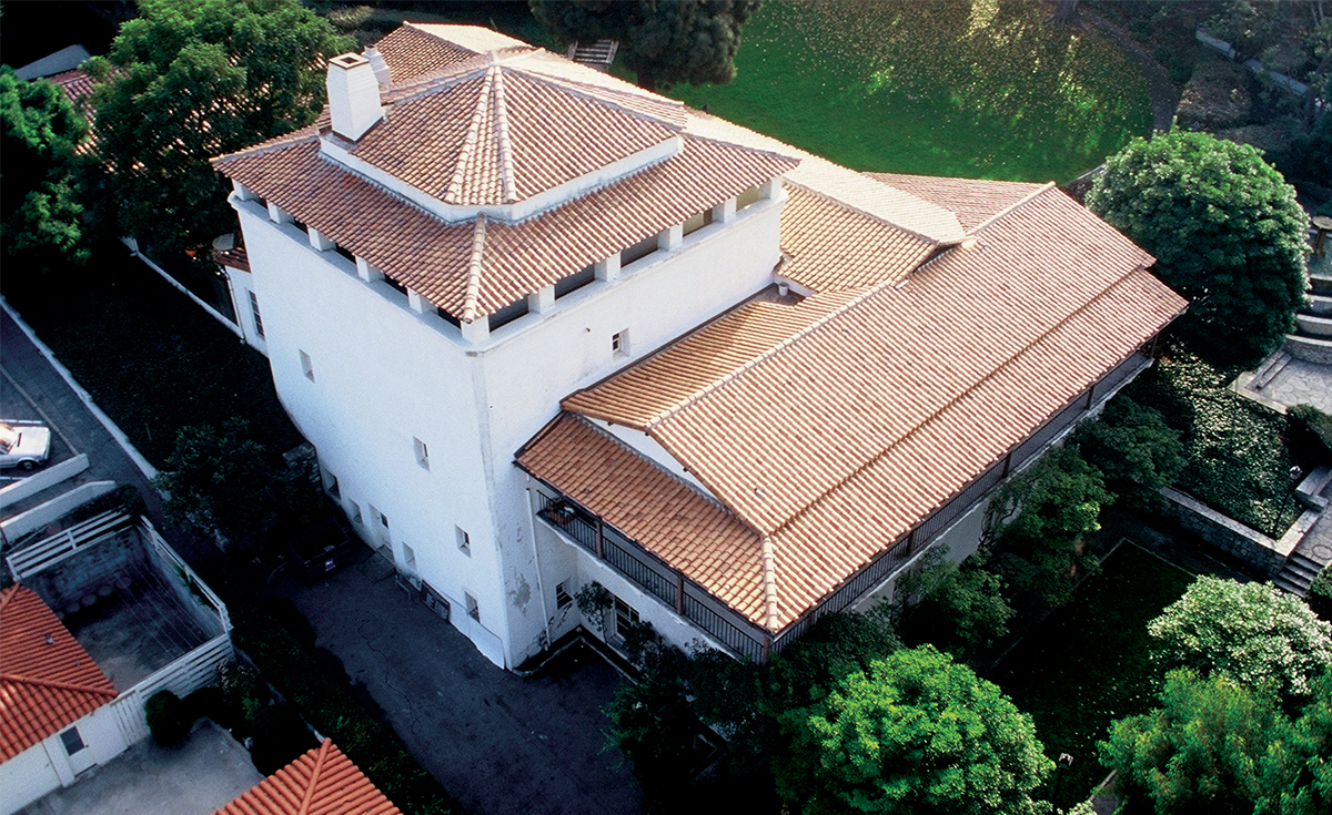 Malaga Cove Library historical clay roof tile in Palos Verdes Estates, CA - Double S roof tile