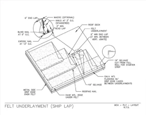 Download Felt Underlayment (SHP LAP) PDF