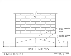 Download Chimney Flashing Back View 1 PDF