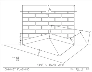 Download Chimney Flashing Back View 3 PDF