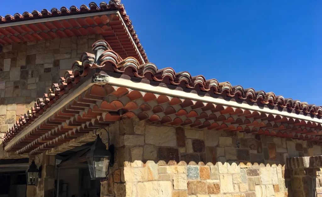 Custom Home with Genoise Eave, CA