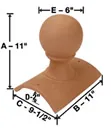 Ridge Ball – Arched Base