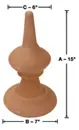 Spike – 7″ Round Base