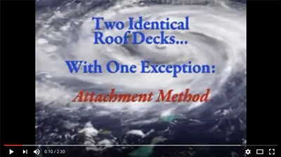 Wind Tunnel Tests – Polyset AH-160 Adhesive vs Two Screw Attachment System